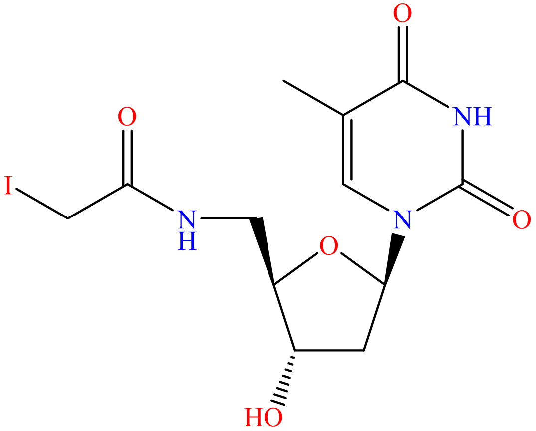 5'-Iodoacetamido-5'-deoxythymidine