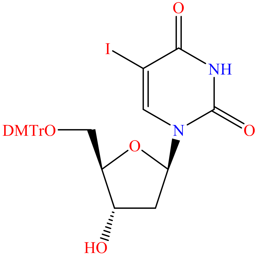 5-Iodo-5'-dimethoxytrityl-2'-deoxyuridine; 5'-(4,4'-Dimethoxytrityl)-5-iodo-2'-deoxyuridine