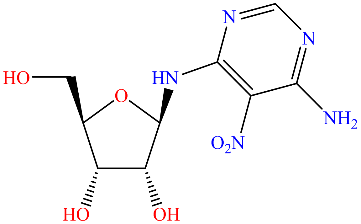 β-D-Ribofuranosylamine, N-(6-amino-5-nitro-4-pyrimidinyl)-; Clitocine