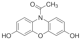 ADHP;10-Acetyl-3,7-dihydroxyphenoxazine;1-(3,7-Dihydroxy-10H-phenoxazin-10-yl)ethanone