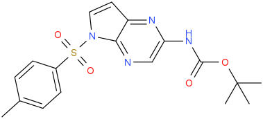 Tert-butyl (5-tosyl-5H-pyrrolo[2,3-b]pyrazin-2-yl)carbamate