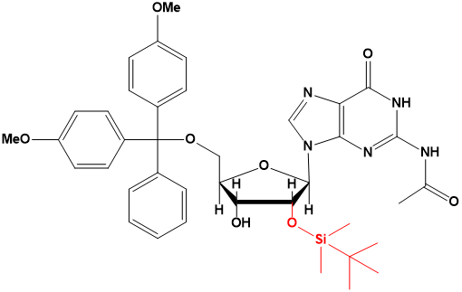 5'-DMT-2'-O-TBDMS-N2-Isobutyryl-Guanosine