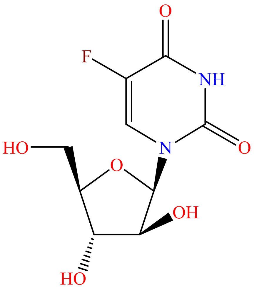 Uracil, 1-β-D-arabinofuranosyl-5-fluoro- (6CI,7CI,8CI); 1-β-D-Arabinofuranosyl-5-fluorouracil