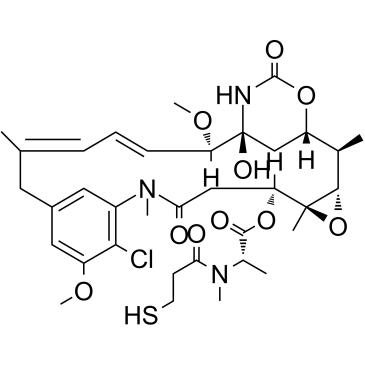 DM-1;N2′-deacetyl-N2′-(3-mercapto-1-oxopropyl)-maytansine