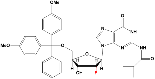 5'-DMT-2'-F-N2-Isobutyryl-Deoxy Guanosine