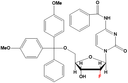 5'-O-DMT-2'-F-N4-Benzoyl Deoxy Cytidine