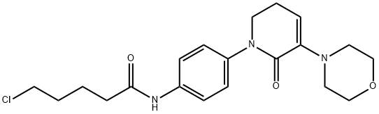 5-chloro-N-(4-(3-morpholino-2-oxo-5,6-dihydropyridin-1(2H)-yl)phenyl)pentanamide