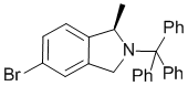 Garenoxacin intermediate B;(R)-5-bromo-1-methyl-2-tritylisoindoline