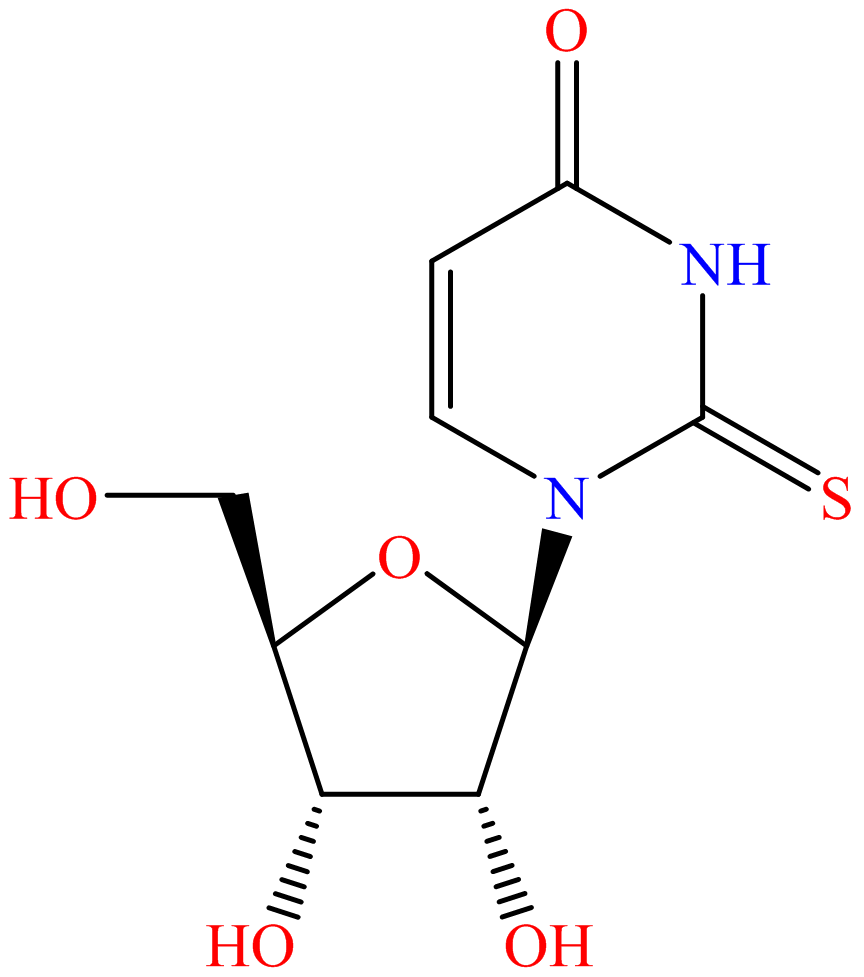 1-β-D-Ribofuranosyl-2-thiouracil; 2-Thiouridine