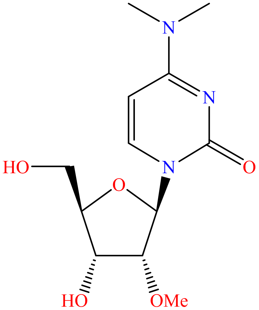 Cytidine, N,N-dimethyl-2'-O-methyl-