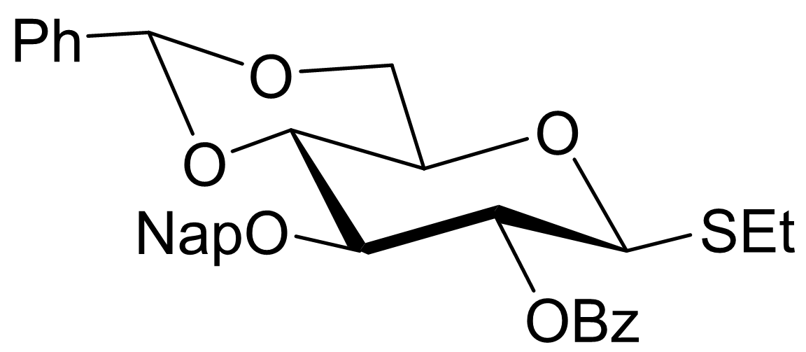 Ethyl 2-O-benzoyl-3-O-(2-methylnaphthyl)-4,6-O-benzylidene-1-thio-β-D-glucopyranoside