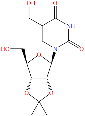 2',3'-O-Isopropylidene-5-hydroxymethyl uridine