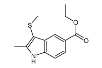 Ethyl 2-methyl-3-methylsulfanyl-1h-indole-5-carboxylate