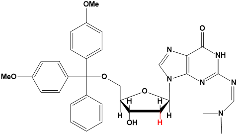 5'-O-DMT-N2-(dimethylamino) methylene-2'-Deoxy Guanosine