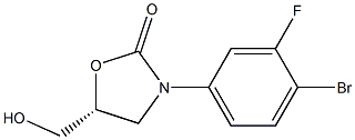 (5R)-3-(4-BROMO-3-FLUOROPHENYL)-5-HYDROXYMETHYLOXAZOLIDIN-2-ONE