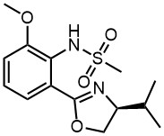 N-[2-[(4S)-4,5-Dihydro-4-(1-methylethyl)-2-oxazolyl]-6-methoxyphenylmethanesulfonamide