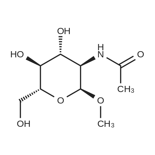 Methyl 2-acetamido-2-deoxy-α-D-glucopyranoside