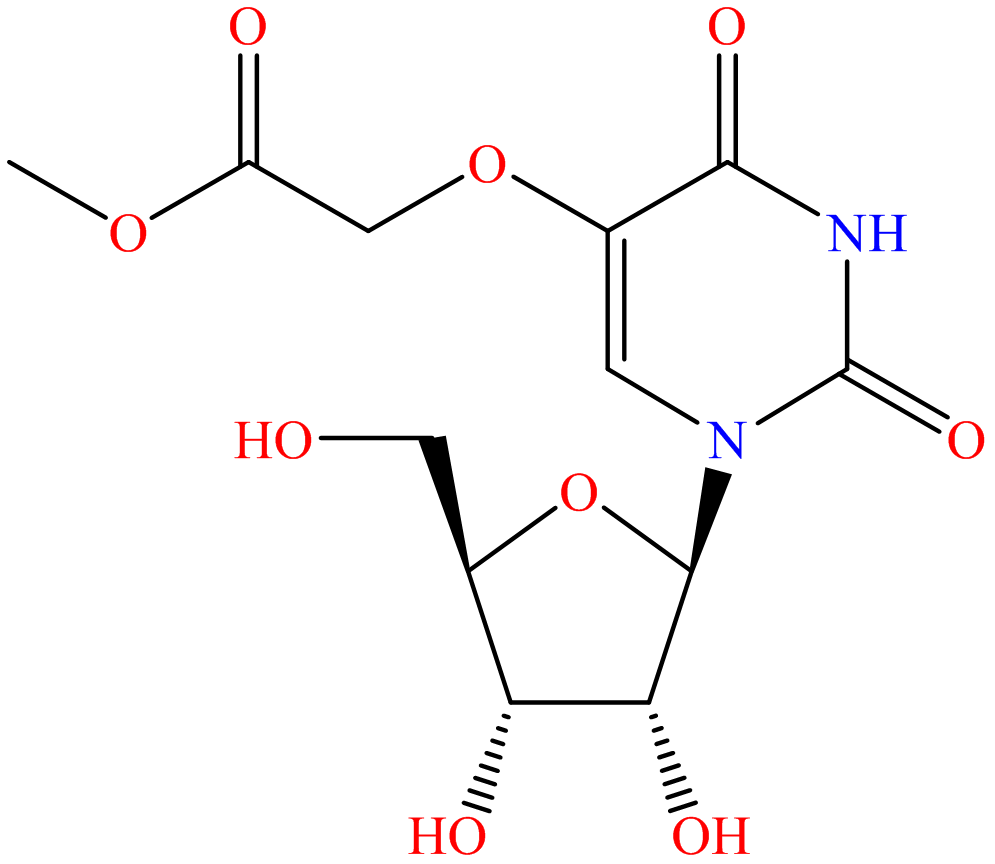 Uridine-5-oxyacetic acid methyl ester