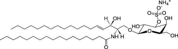 C17 Mono-Sulfo Galactosyl(ß) Ceramide  (d18:1/17:0)