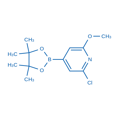 2-chloro-6-methoxy-4-(4,4,5,5-tetramethyl-1,3,2-dioxaborolan-2-yl)pyridine