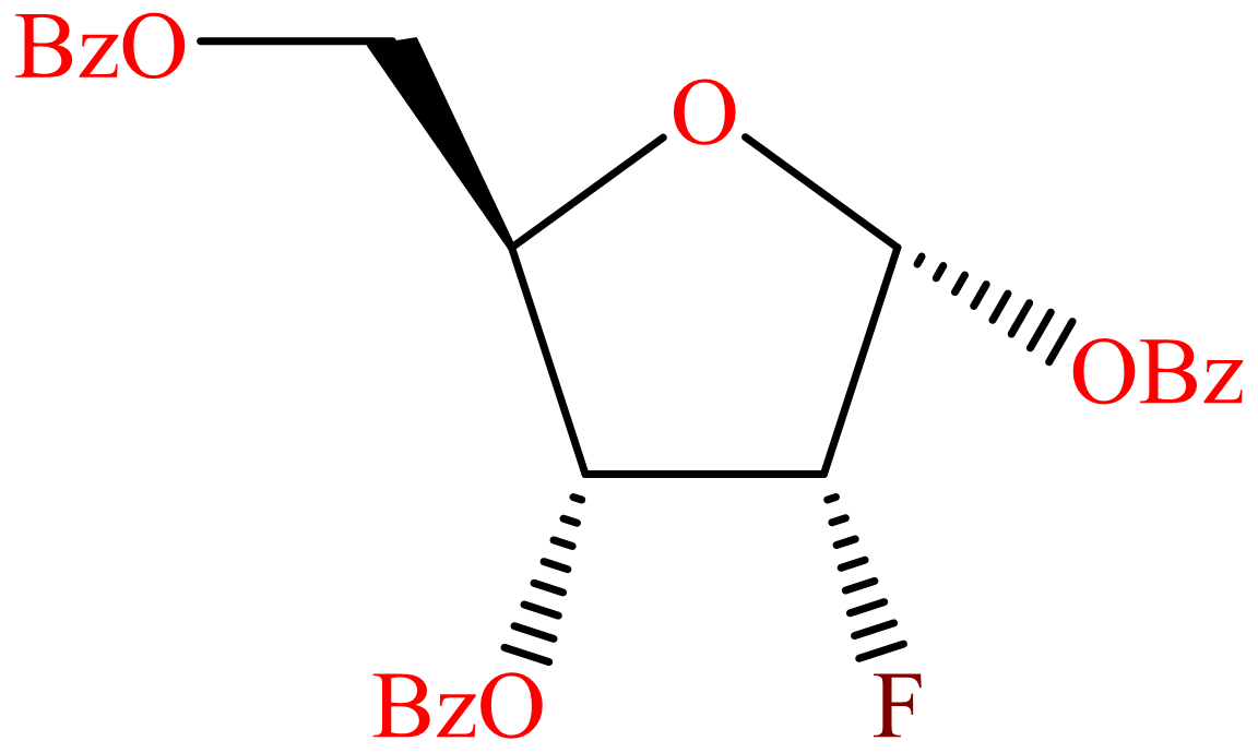 1,3,5-Tri-O-benzoyl-2-deoxy-2-fluoro-α-D-ribofuranose