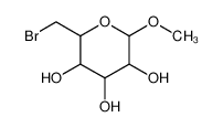 Methyl 6-deoxy-6-brom-alphα-D-glucopyranoside