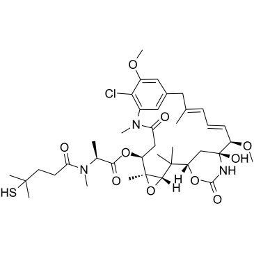 DM-4;N2′′-​Deacetyl-​N2′′-​(4-​mercapto-​4-​methyl-​1-​oxopentyl)​-​6-​methyl-maytansine