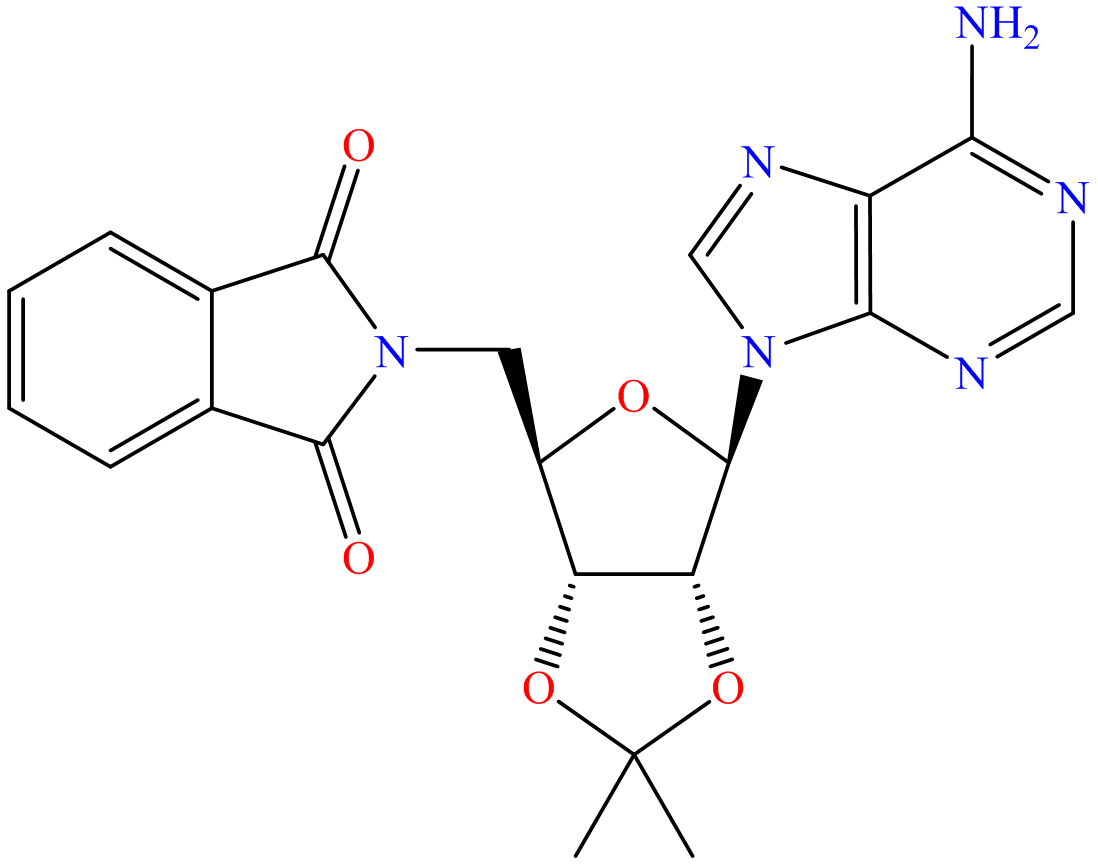 Adenosine, 5'-deoxy-5'-(1,3-dihydro-1,3-dioxo-2H-isoindol-2-yl)-2',3'-O-(1-methylethylidene)- (9CI)