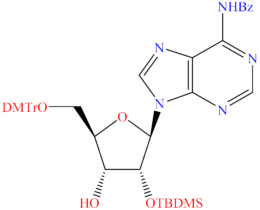 N6-Benzoyl-5'-O-(4,4'-dimethoxytrityl)-2'-O-(tert-butyldimethylsilyl)adenosine