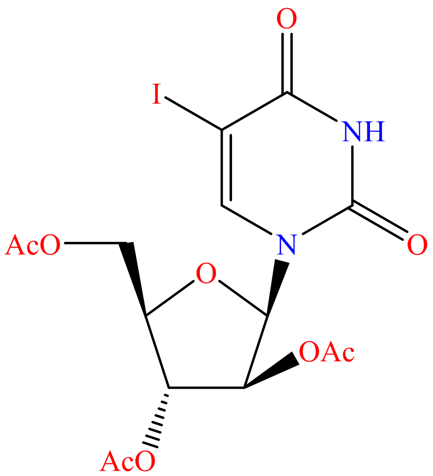 2,4(1H,3H)-Pyrimidinedione, 5-iodo-1-(2,3,5-tri-O-acetyl-β-D-arabinofuranosyl)-