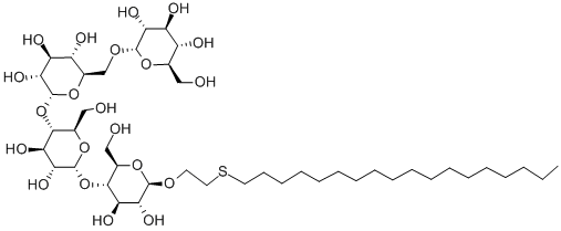 Octadecyl thioethyl 4-O-(4-O[6-O-α-D-glucopyranosyl-α-D-glucopyranosyl]-α-D-glucopyranosyl)-β-D-glucopyranoside