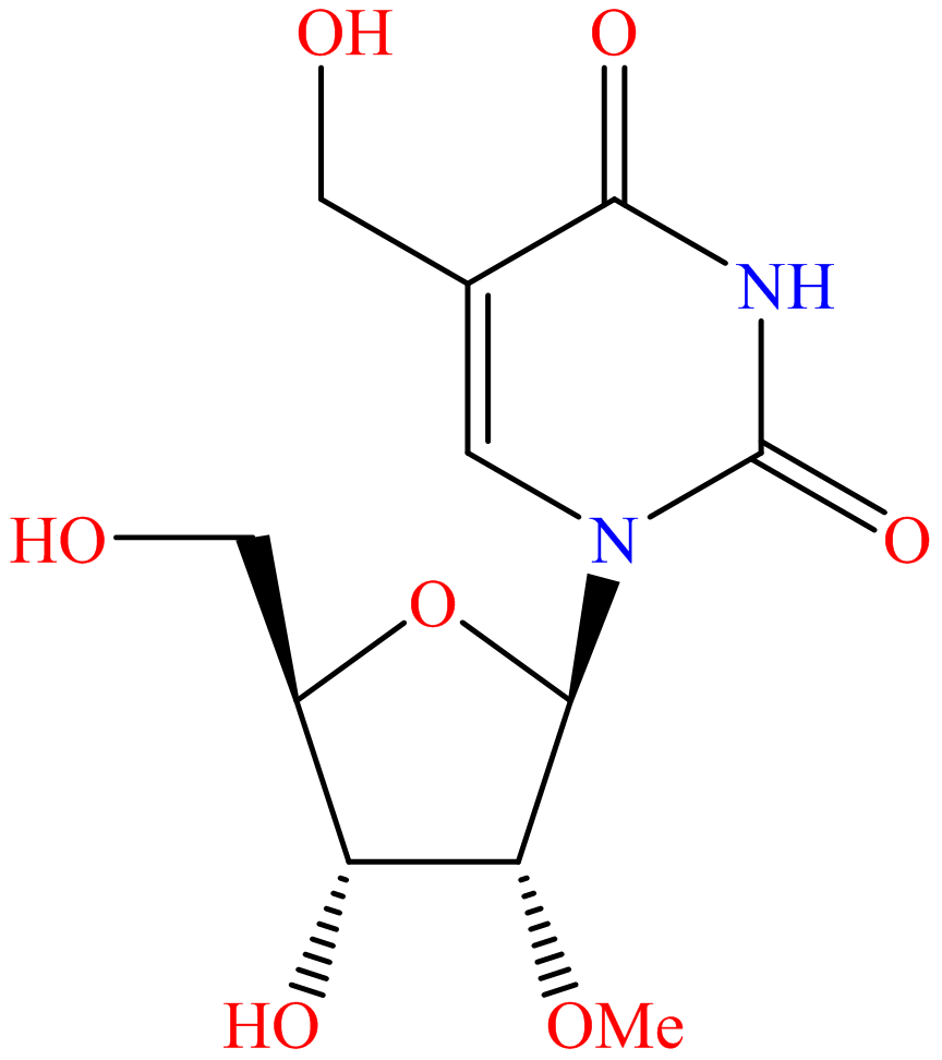 Uridine, 5-(hydroxymethyl)-2'-O-methyl- (9CI)