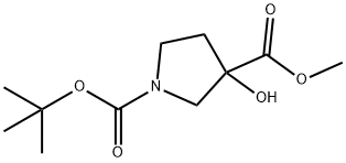 1-O-tert-butyl 3-O-methyl 3-hydroxypyrrolidine-1,3-dicarboxylate