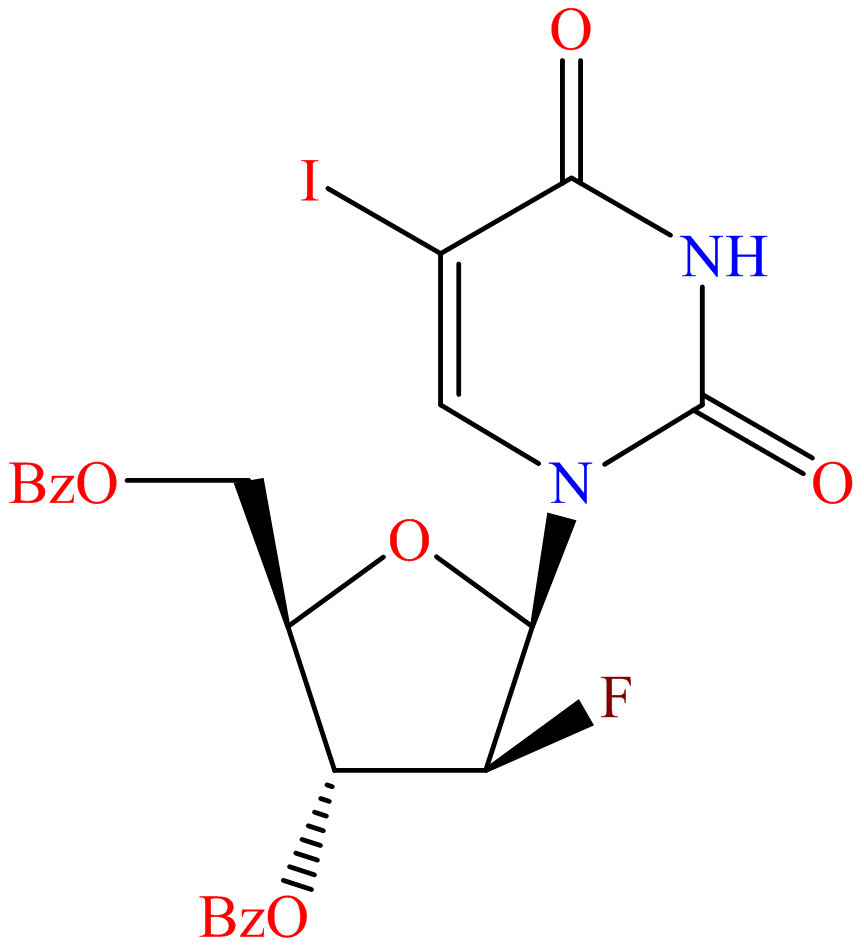 3',5'-Di-O-benzoyl Fialuridine 