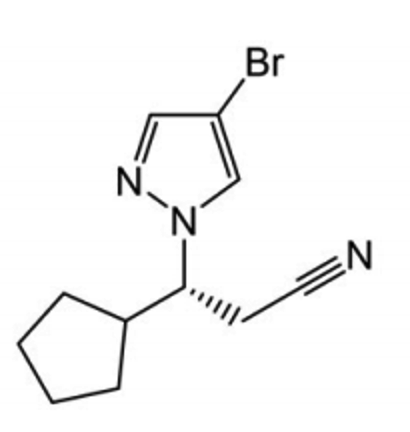 (R)-3-(4-Bromo-1H-pyrazol-1-yl)-3-cyclopentylpropanenitrile