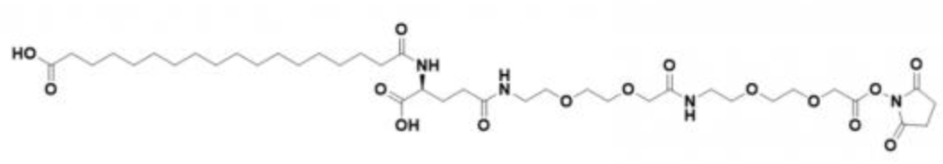 tBuO-Ste-Glu(OtBu)-AEEA-AEEA-OSU