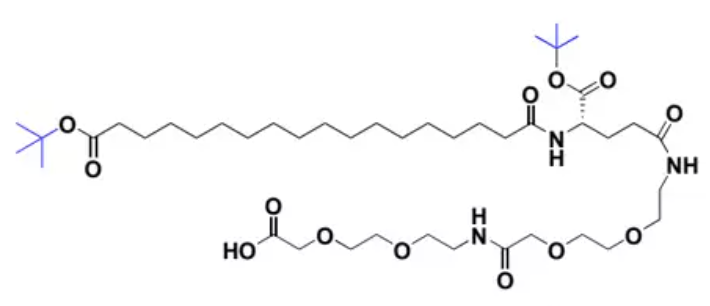 tBuO-Ste-Glu(AEEA-AEEA-OH)OtBu