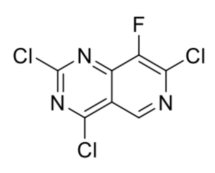 2,4,7-Trichloro-8-fluoropyrido[4,3-d]pyrimidine