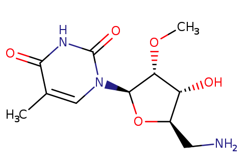 5’-Amino-5’-deoxy-2’-O-methyl-5-methyluridine